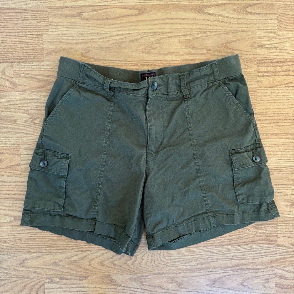 Lee Olive Green Cargo Shorts